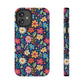 Bespattered Facade Colorful Flowers Impact-Resistant Case
