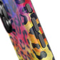 Bespattered Facade Rainbow Watercolor Leopard MagSafe Tough Case