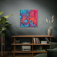 Bespattered Facade Resin Petri Macro Photograph Stretched Matte Canvas Art Prints | Multiple Sizes