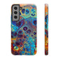 Bespattered Facade Intergalactic Rainbow Impact-Resistant Case