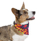 Bespattered Facade Neon Butterfly Pet Bandana Collar