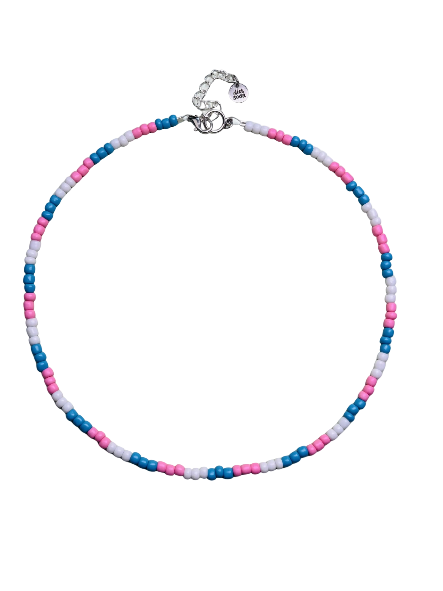 trans pride necklace