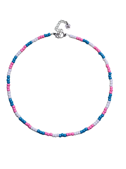 trans pride necklace