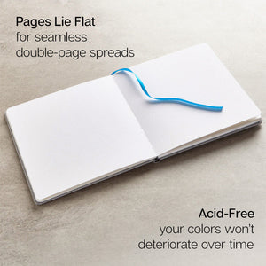 Watercolor Paper Sketchbook 8.5x8.5 24 Pages