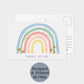 Happy Pride Pastel Rainbow Postcards, Set of 32
