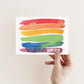 Rainbow Pride Postcards, Pack of 32