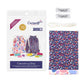 Drawstring Bag Sewing Kit - Navy Gens & White Floral - Makes 2 Bags
