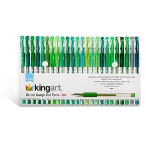 Gel Pens 24 Green Tone Colors