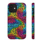 Bespattered Facade Rainbow Animal Print Tough Case