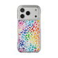 Bespattered Facade Rainbow Paint Splatter Leopard MagSafe Clear Impact Cases