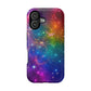 Bespattered Facade Rainbow Universe Impact-Resistant Case