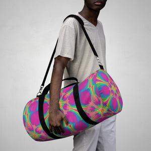 Bespattered Facade Flower Power Duffel Bag | 2 Sizes