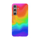 Bespattered Facade Rainbow Heat Map Snap Case