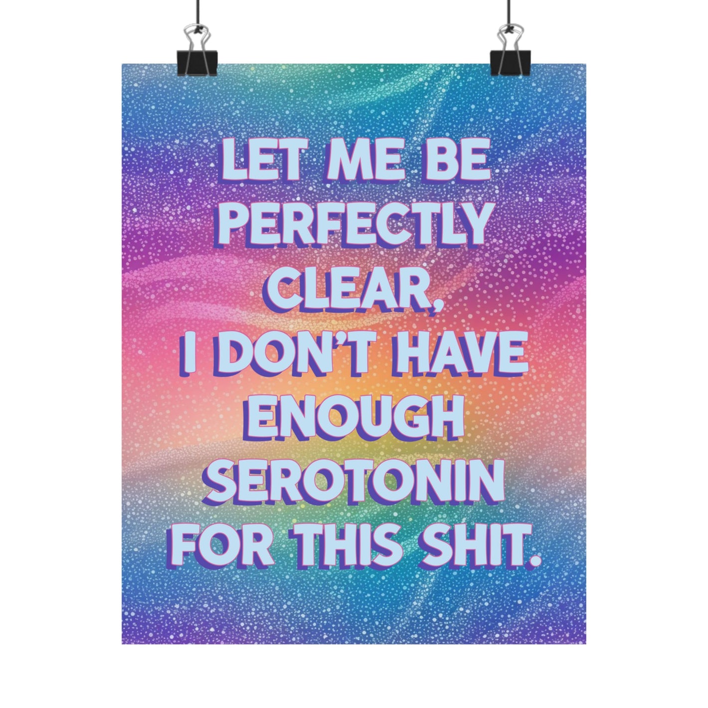 Bespattered Facade Serotonin Rainbow Giclée Archival Matte Paper Prints