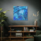 Bespattered Facade Resin Petri Macro Photograph Stretched Matte Canvas Art Prints | Multiple Sizes