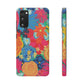 Bespattered Facade Bold Florals Snap Case