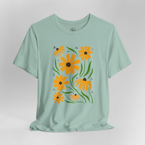 Black Eyed Susan Bella Canvas Unisex Jersey Short Sleeve Tee