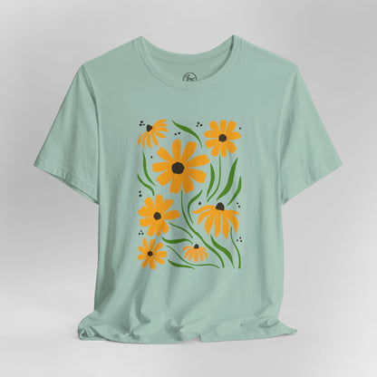 Black Eyed Susan Bella Canvas Unisex Jersey Short Sleeve Tee