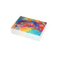Bespattered Facade Rainbow Galaxy Greeting Cards | Sets of 1, 10, 30, or 50