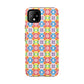Bespattered Facade Geometric Rainbow Mosaic Tough Case