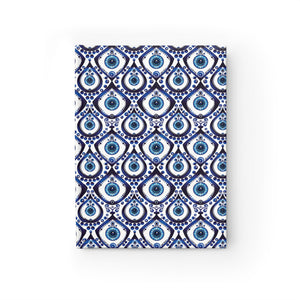Bespattered Facade Evil Eye Notebook - Unlined (Blank) Pages