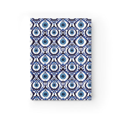 Bespattered Facade Evil Eye Notebook - Unlined (Blank) Pages