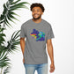 Bespattered Facade Rainbow Ally Gator Colorful LGBTQ+ Pride Premium Unisex Comfort Colors Garment Dyed 100% Cotton T-Shirt