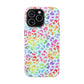 Bespattered Facade Bright Rainbow Leopard Impact-Resistant Case