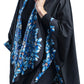 Tiffany "Clematis" Reversible Rain Cape – Lightweight Hooded Wrap for Women