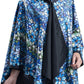 Tiffany "Clematis" Reversible Rain Cape – Lightweight Hooded Wrap for Women