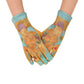 van Gogh Sunflowers Womens Touch Screen Gloves - One Size Fits All