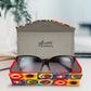 Kandinsky Circles Folding Glasses Case – Compact & Protective