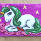 Latch-hook Carpet Kit on canvas Unicorn 4158