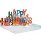 Happy Holidays Pop Up Christmas Card