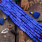 Indigo Blue Tribal Target Rectangle Tube, 8x27mm