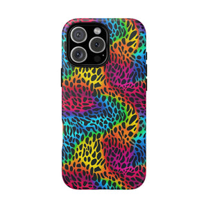 Bespattered Facade Rainbow Animal Print Tough Case