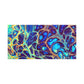 Bespattered Facade Fluid Art Abstract Painting Stretched Matte Canvas Art Prints | Multiple Sizes