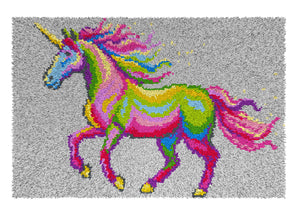 Latch hook rug kit "Unicorn" 4249