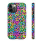 Bespattered Facade Candy Coated Neon Leopard Tough Case