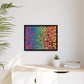 Bespattered Facade Neon Goodness Framed Canvas Art Print | 3 Frame Colors | Multiple Sizes