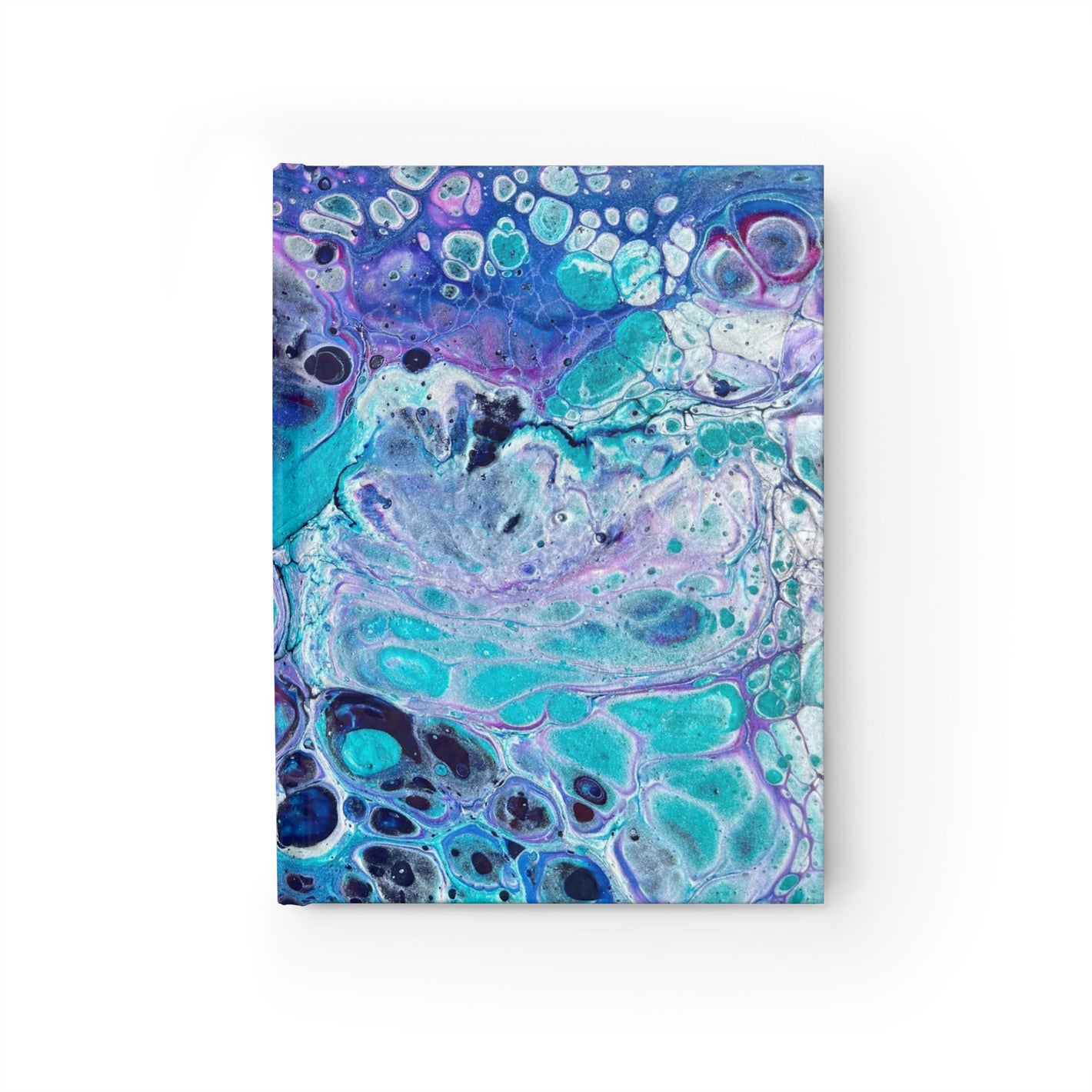 Bespattered Facade Galaxy Hardcover Notebook - Lined Pages