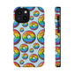 Bespattered Facade Rainbow Sprinkle Donut Impact-Resistant Case