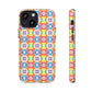 Bespattered Facade Geometric Rainbow Mosaic Tough Case