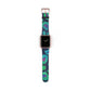 Bespattered Facade Emerald Leopard Faux-Leather Smart Watch Band