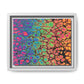 Bespattered Facade Neon Goodness Framed Canvas Art Print | 3 Frame Colors | Multiple Sizes