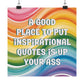 Bespattered Facade "Inspirational Quotes" Giclée Archival Matte Paper Prints