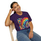 Bespattered Facade Rainbow Tidal Wave Unisex Softstyle T-Shirt