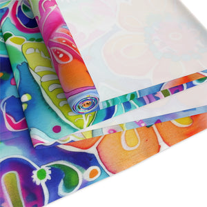 Bespattered Facade Colorful Flowers Table Runner (2 sizes)