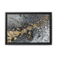 Bespattered Facade You're Golden Framed Canvas Art Print | 3 Frame Colors | Multiple Sizes