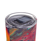 Bespattered Facade Rainbow Rings Maars Maker Skinny Matte Tumbler 20oz